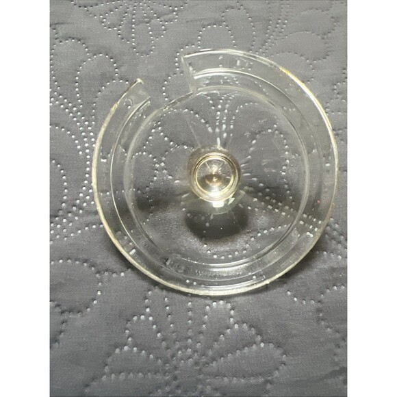 Vintage Glass Onion Condiment Container, Small 3” X 3” w/ Gold Stripes Houseware - Picture 8 of 9